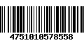 Código de Barras 4751010578558