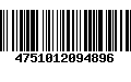 Código de Barras 4751012094896