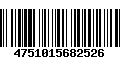 Código de Barras 4751015682526