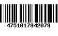 Código de Barras 4751017942079