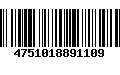 Código de Barras 4751018891109