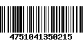 Código de Barras 4751041350215