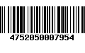 Código de Barras 4752050007954