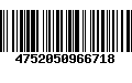 Código de Barras 4752050966718