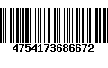 Código de Barras 4754173686672