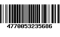 Código de Barras 4770053235686