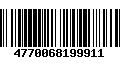 Código de Barras 4770068199911