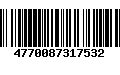 Código de Barras 4770087317532