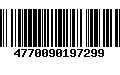 Código de Barras 4770090197299