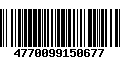 Código de Barras 4770099150677