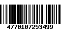 Código de Barras 4770107253499