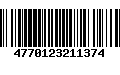 Código de Barras 4770123211374