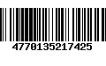 Código de Barras 4770135217425