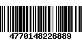 Código de Barras 4770148226889