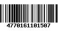 Código de Barras 4770161101507