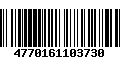 Código de Barras 4770161103730