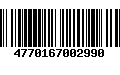 Código de Barras 4770167002990