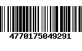 Código de Barras 4770175049291