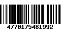 Código de Barras 4770175481992