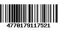 Código de Barras 4770179117521