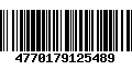 Código de Barras 4770179125489