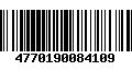 Código de Barras 4770190084109