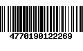 Código de Barras 4770190122269