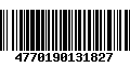 Código de Barras 4770190131827