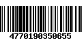 Código de Barras 4770190350655