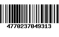 Código de Barras 4770237049313