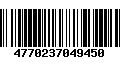 Código de Barras 4770237049450