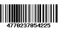 Código de Barras 4770237054225