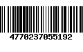 Código de Barras 4770237055192