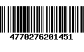 Código de Barras 4770276201451