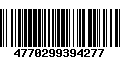 Código de Barras 4770299394277