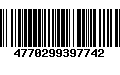 Código de Barras 4770299397742