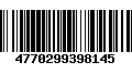 Código de Barras 4770299398145