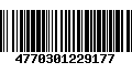 Código de Barras 4770301229177