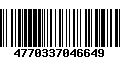 Código de Barras 4770337046649