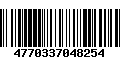 Código de Barras 4770337048254