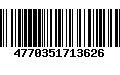 Código de Barras 4770351713626