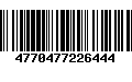 Código de Barras 4770477226444