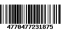 Código de Barras 4770477231875