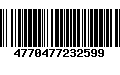 Código de Barras 4770477232599