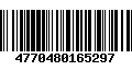 Código de Barras 4770480165297