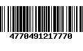 Código de Barras 4770491217770