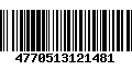 Código de Barras 4770513121481