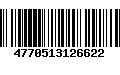 Código de Barras 4770513126622