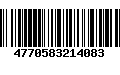 Código de Barras 4770583214083