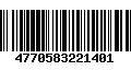 Código de Barras 4770583221401